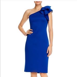 Eliza J One-Shoulder Dress